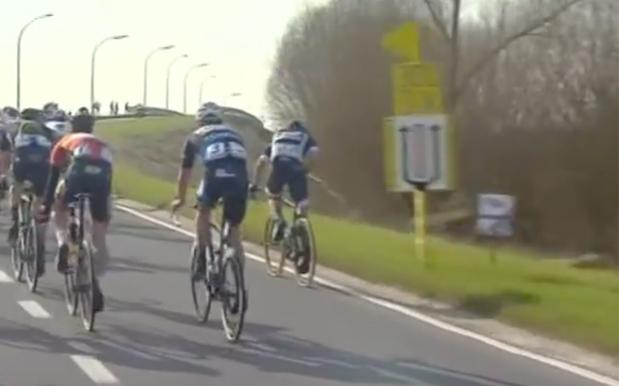 WATCH: Cyclist’s Mid-Race Piss Technique Is The Only Urine Test He’ll Pass