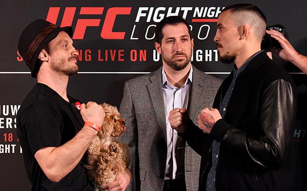A UFC Fighter Brought His Dog To A Staredown & How Could You Punch Him Now?