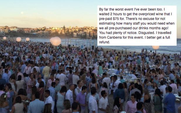 Angry Boomers Flood Bondi Food Event FB Page After It All Goes To Shit