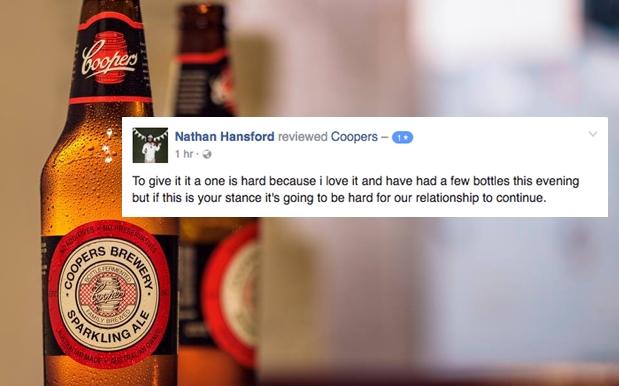 Furious Froth-Lovers Boycott Coopers Over Marriage Equality Debate Video