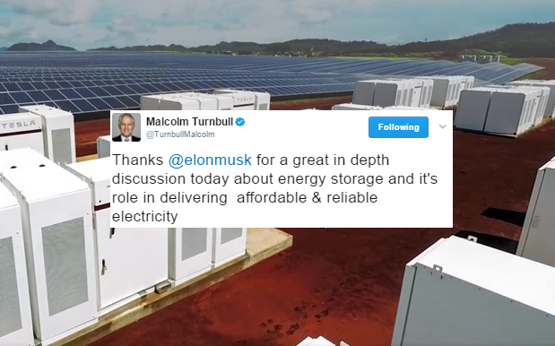 PM Turnbull Seems Mighty Curious About Tesla Boss Elon Musk’s SA Power Bet