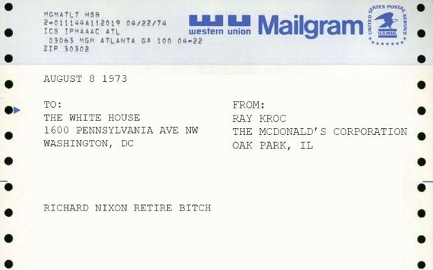 A Mag Thought This Fake Telegram Telling Nixon To “Retire Bitch” Was Real