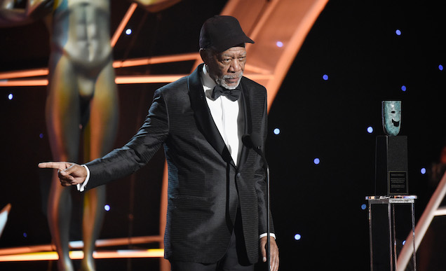 Morgan Freeman Takes Aim At Gendered Statuette In SAG Acceptance Speech