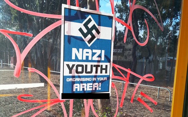Oh Good: A Whole Bunch Of Nazi Posters Popped Up All Over Oz Today
