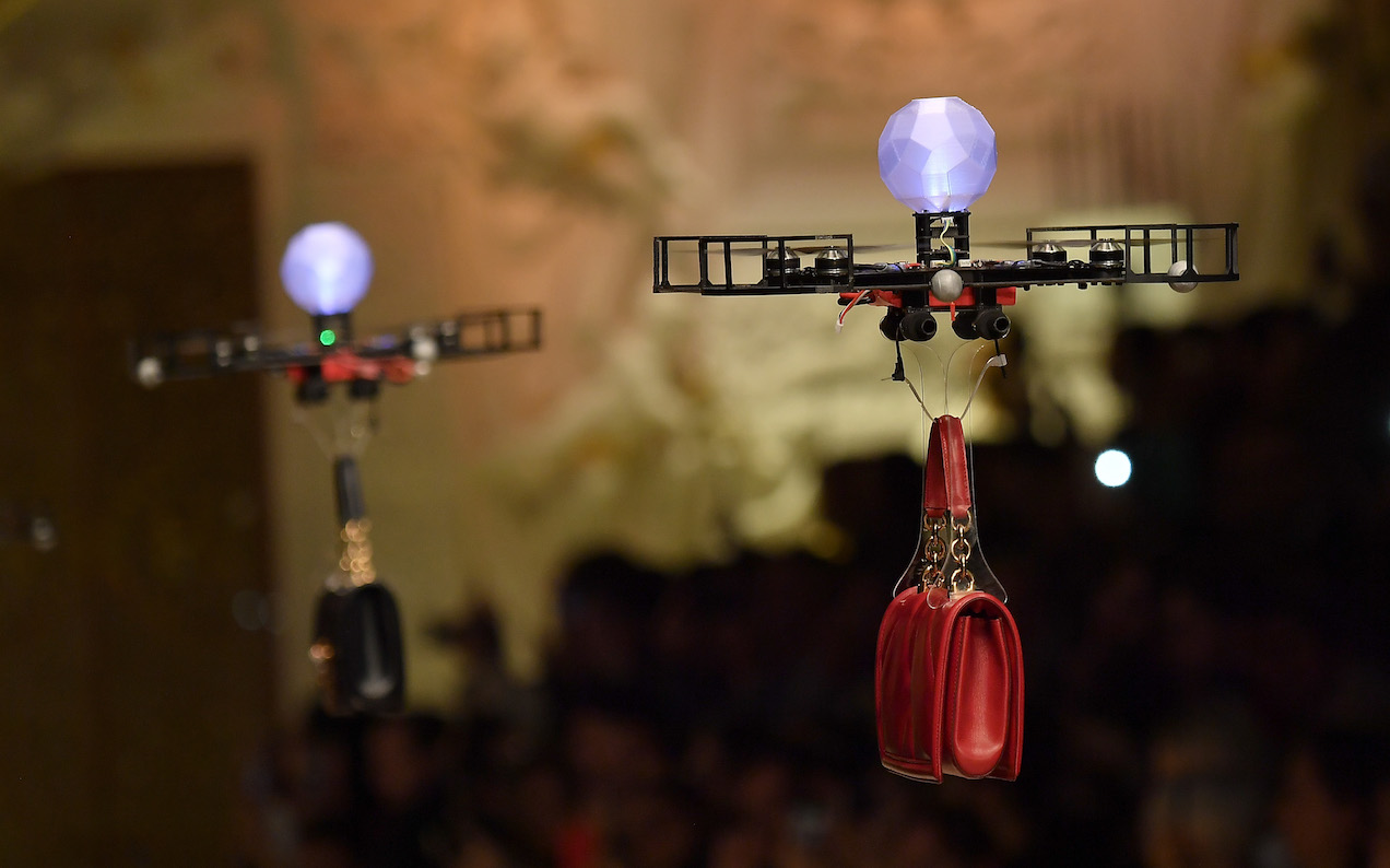 Dolce & Gabbana Modelled Handbags W/ Drones ‘Cos Walking Is So Last Season