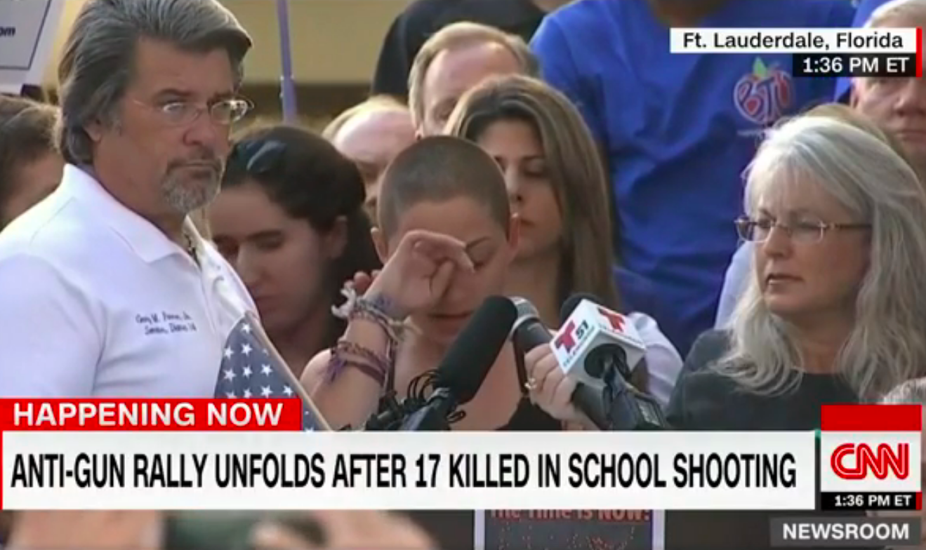 Florida Shooting Survivor S Powerful Anti Gun Speech Goes