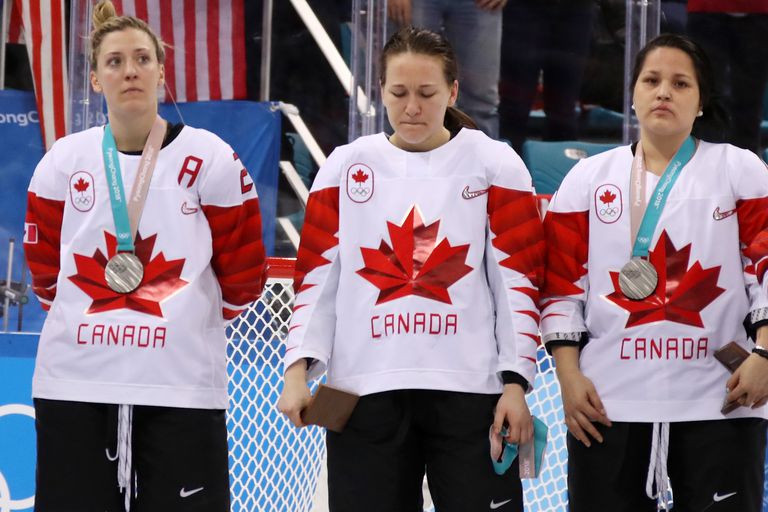Canadian Hockey Player Chucks a Silent Tanty After Losing To Team USA