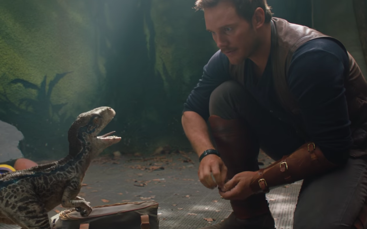 Chris Pratt Battles Dinosaurs *And* Volcanoes In New ‘Jurassic World 2’ Clip