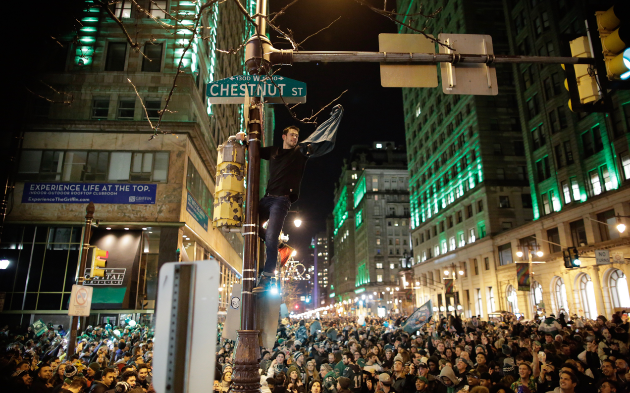 Philly Fans Have Gone On A City-Wide Rampage After Winning The Super Bowl