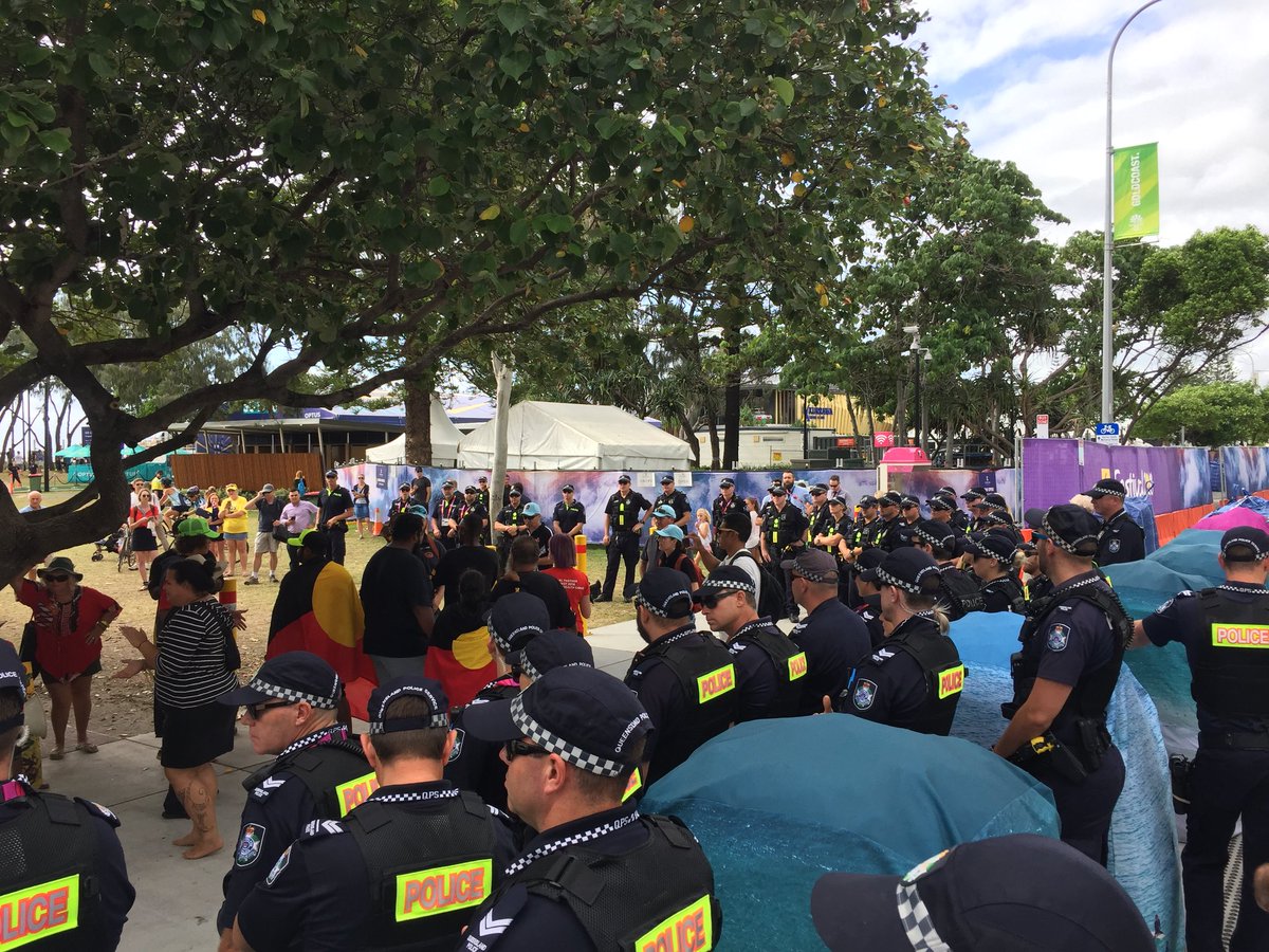 Dylan Voller & 4 Other Protesters Arrested At Commonwealth Games Protest