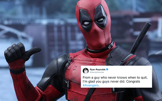 Ryan Reynolds Celebrates ‘Infinity War’ Weekend W/ Deadpool’s Rejection Letter