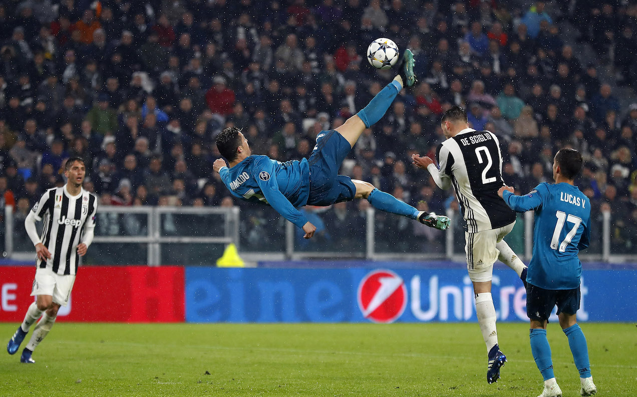 Hey, Can We Talk About Cristiano Ronaldo’s Fucking Outrageous Bicycle Goal?