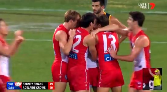 The Beautiful Moment Swans Star Gary Rohan Receives A Standing Ovation