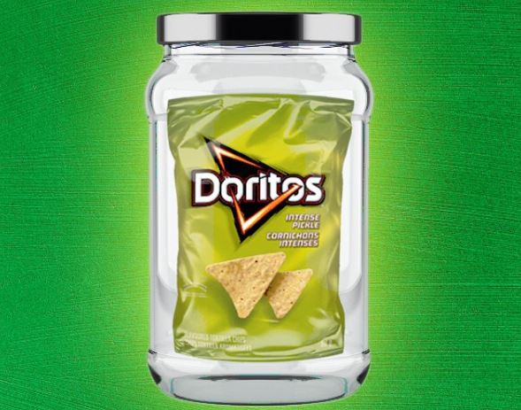“Intense” Pickle-Flavoured Doritos Are A Real And Edible Thing In Canada