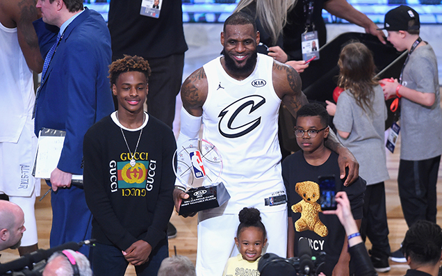 LeBron James’ Son Is Only 13 But Can Already Dunk Like A Fkn Beast
