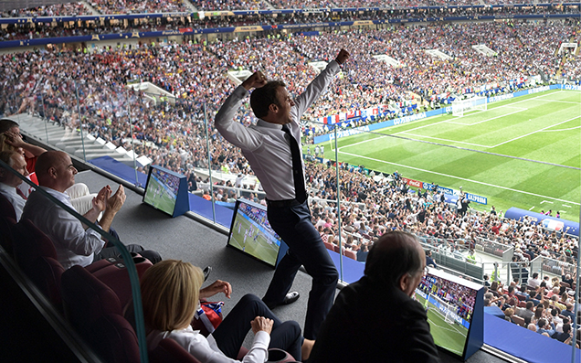 Here's French President Macron Dabbing After The World Cup ...