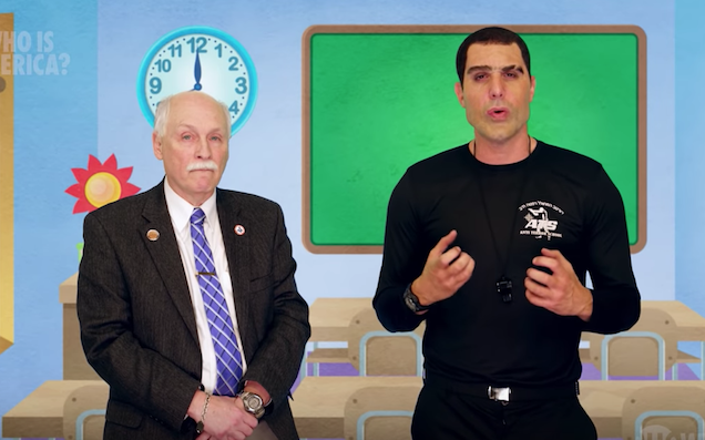 Here’s Sacha Baron Cohen Effortlessly Selling Republicans On Guns For Babies
