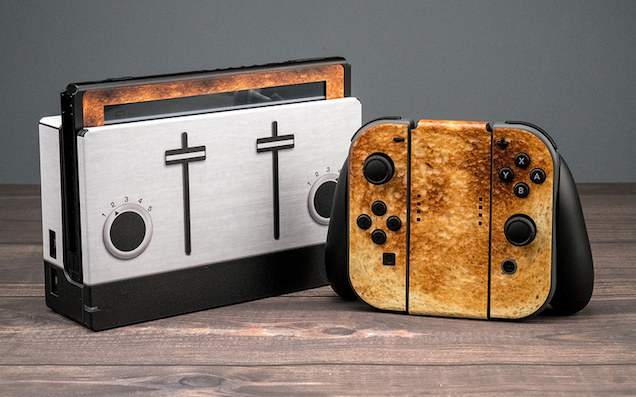 Here’s A Bunch Of Excellent Nintendo Switch Skins Feat. A Piece Of Toast