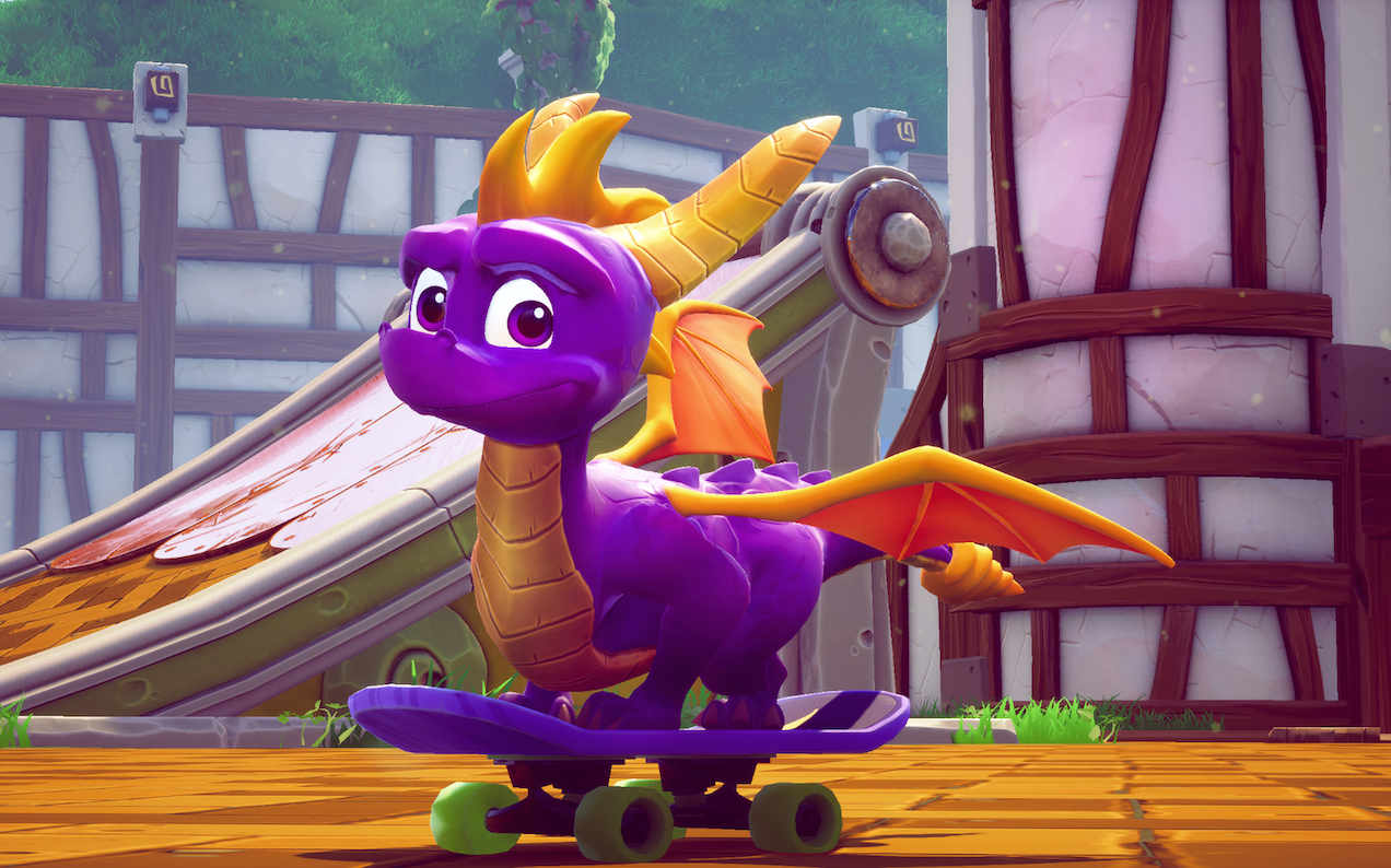 Watch ‘Spyro’ Cut Sick On A Skateboard In The Latest Gameplay Footage