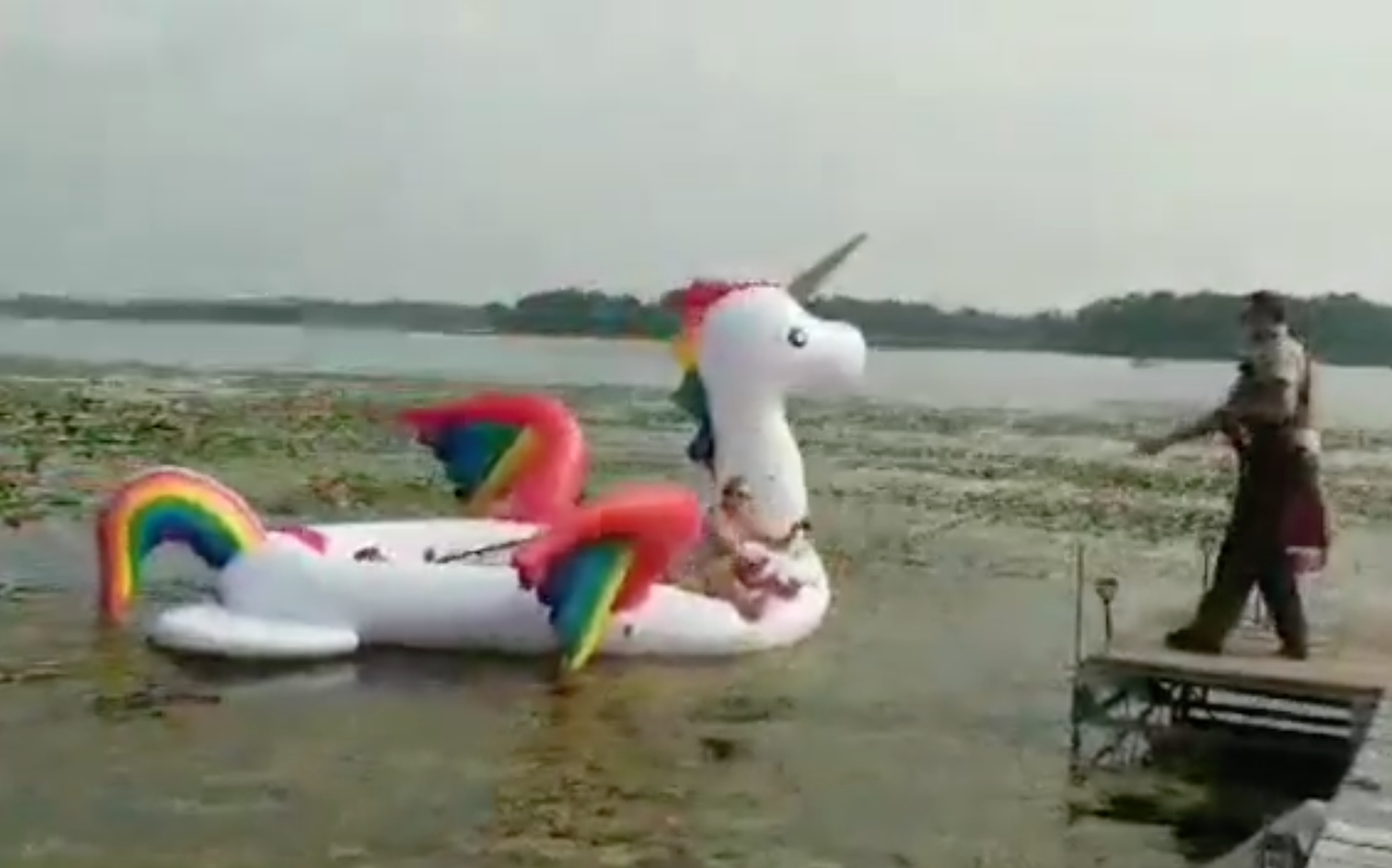 US Swimmers Rescued From A Very Stranded And Very Evil Inflatable Unicorn