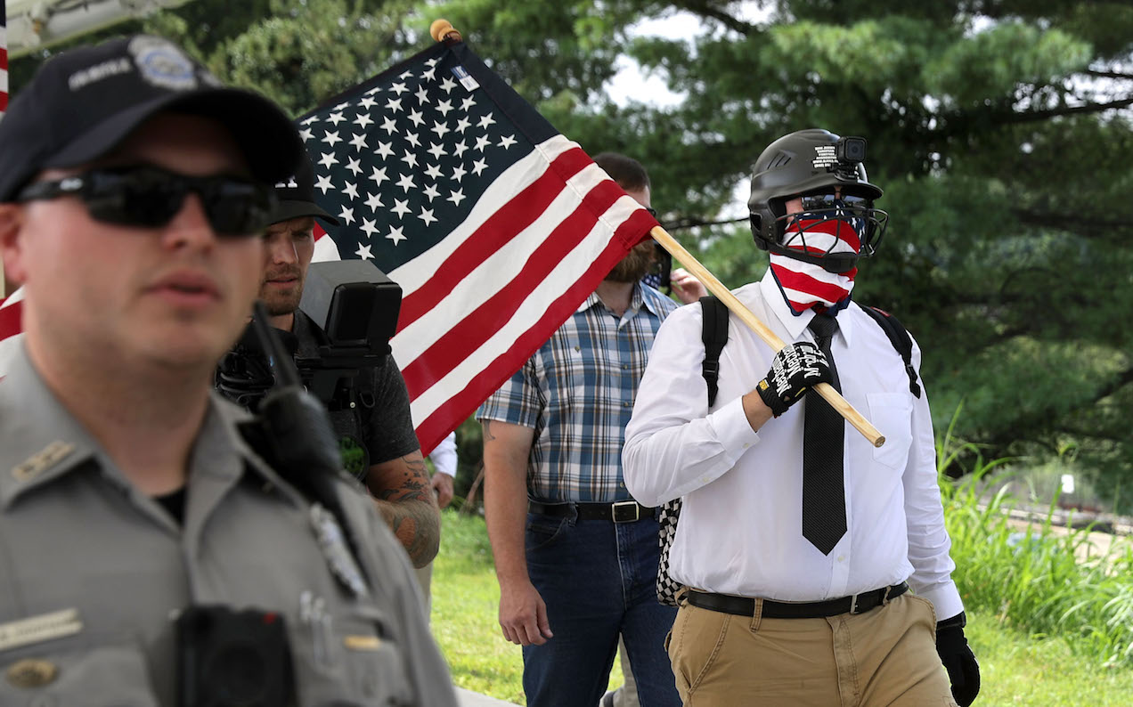 White Nationalist Goons Outnumbered 10-1 At Their Own Shitty D.C. Protest