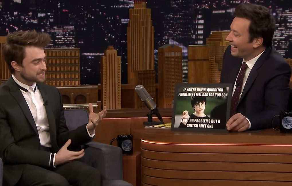 Just A Wholesome Video Of Daniel Radcliffe Reacting To ‘Harry Potter’ Memes