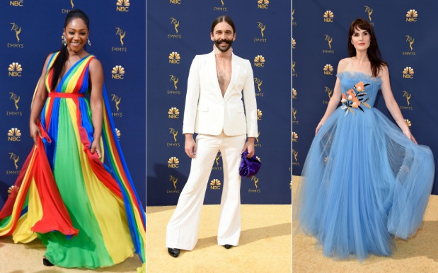 All The “Yaaass” & “Wot” Looks From The 2018 Emmys Red Carpet