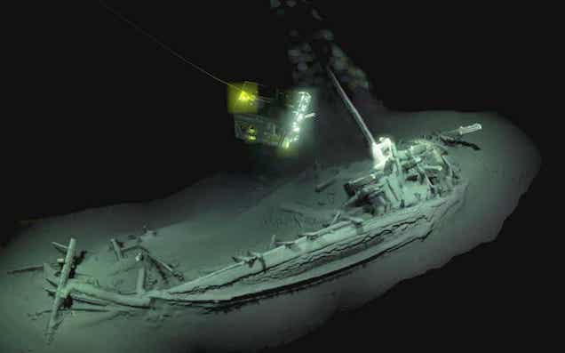Miraculously Intact 2400 Y.O. Ship Found At The Bottom Of The Black Sea