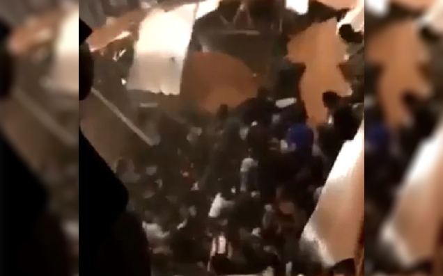 Horrifying Footage Captures A Floor Collapse At A Packed US College Party