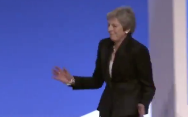 Theresa May Why Are You Dancing Like That, No, Please Stop