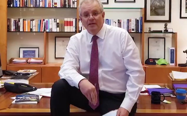 Scott Morrison Is Doing A Shit Job Of Pretending To Be A Normal Person