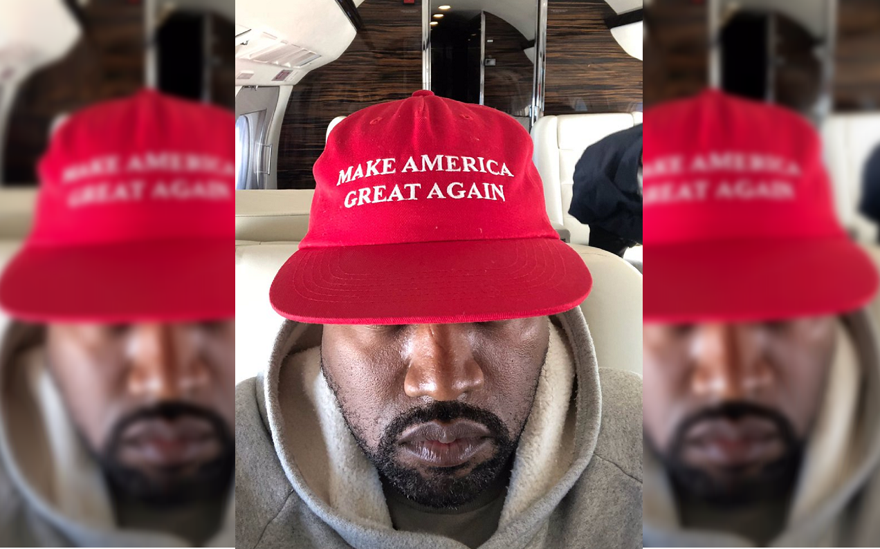 Kanye West Is Now A Full-On MAGA Spokesperson Who Tweets From Private Jets