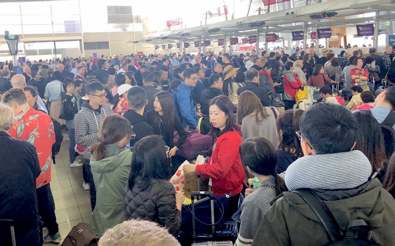 Sydney Airport Is Absolute Bedlam This Morn After Severe Winds Delay Flights