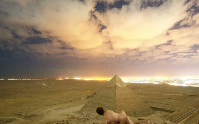 Photo Of Two People Banging On Top Of The Great Pyramid Sparks Investigation