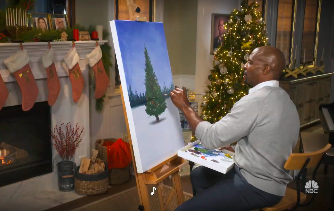 Cancel Your Plans, ‘Cos Terry Crews Is Doing A 24-Hour Xmas Painting Livestream