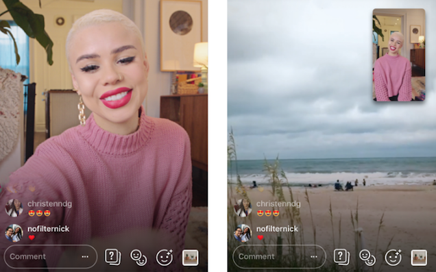 You Can Now Share Pics & Vids On Insta Live If You Feel Like Doing A Powerpoint