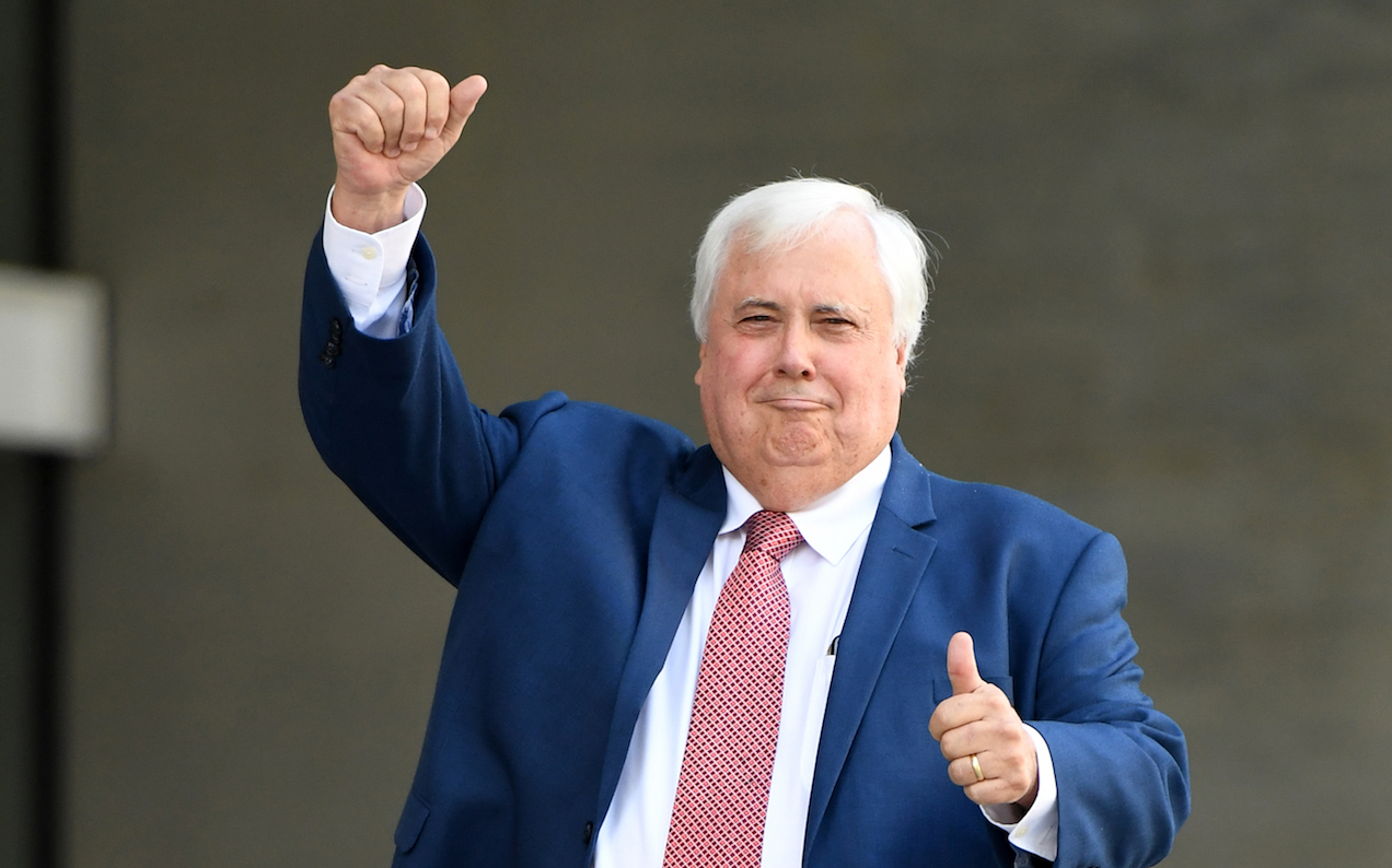 Clive Palmer’s Party Is Claiming Responsibility For The LNP’s Shocking Win