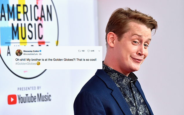 Macaulay Culkin Trolled His Golden Globe-Nominated Brother Into The Dirt