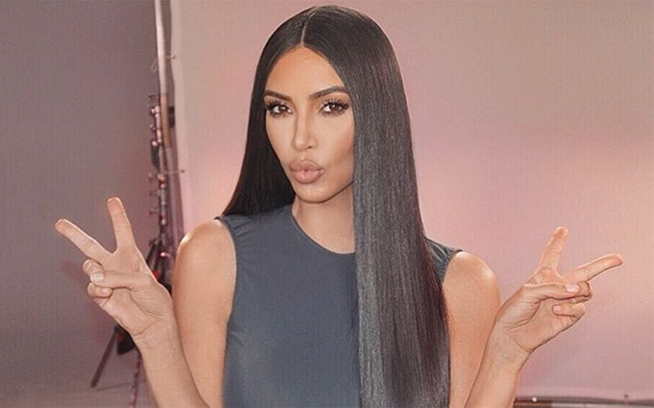 Kim Kardashian’s New Fake Fringe Makes Her Look Like Kylie Jenner’s Clone
