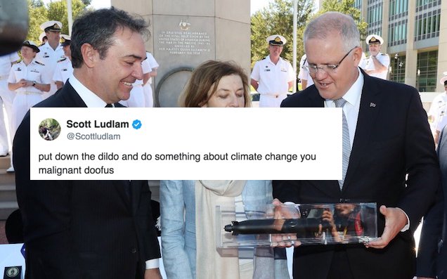 Scott Ludlam Now Tackling Climate Change By Shitposting At The PM
