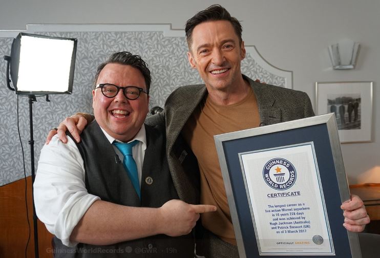Hugh Jackman Is Now A World Record Holder For His Long Ass Career As Wolverine