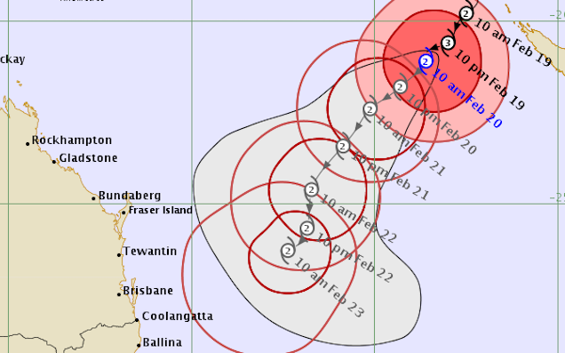 There’s A Chance Cyclone Oma Could Make Landfall In QLD Over The Weekend