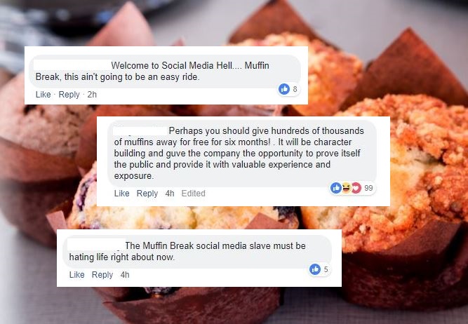 Muffin Break Facebook Page Cops Heat After Boss’ Comments On Unpaid Work