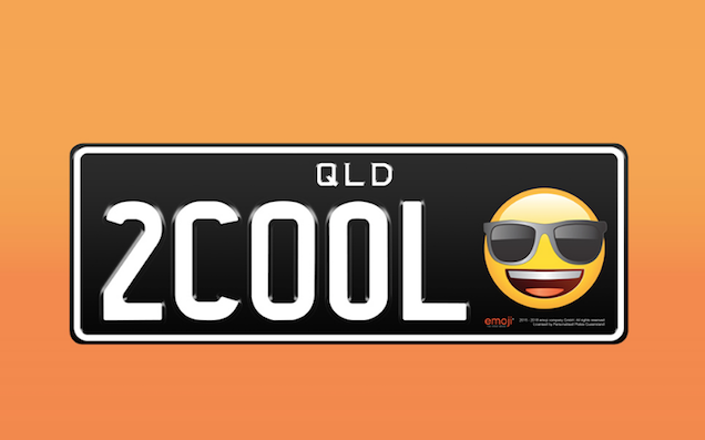 QLD Drivers Will Soon Be Able To Put Emojis On Licence Plates Winky Face 100