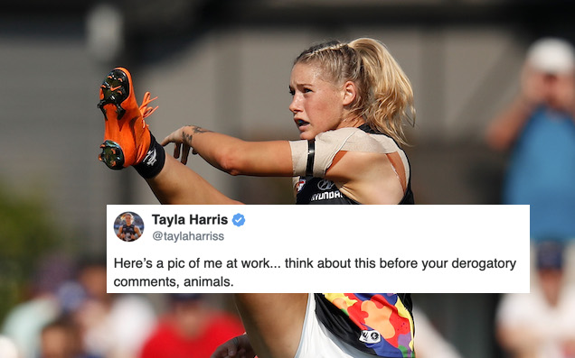 Tayla Harris Has Precisely Zero Time For Internet Commenters Being Gross At Her