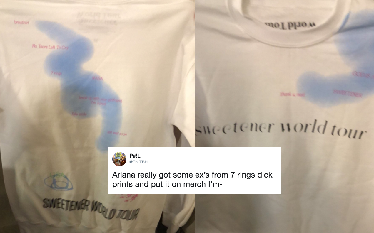 Ariana Grande Fans Demand To Know Who TF Designed Her Tour Merch
