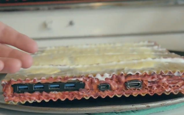 Some Bloke Made A Working Computer Out Of Pasta & It’s A Pizza History