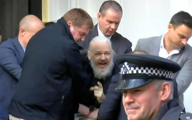 Every Aussie Made The Same “Chinese Meal” Joke After Julian Assange’s Arrest