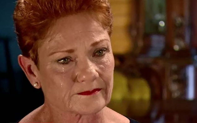 Pauline Hanson Is Upset That The People In Her Party For Racists Are Shit