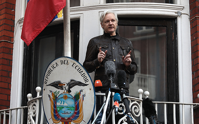 Julian Assange Is Set To Be Booted From The Ecuadorian Embassy Within Days